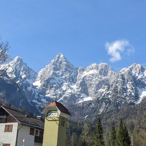 View of Triglav from Gozd Martuljek