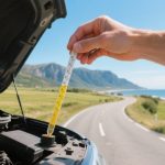 Checking fluids: oil, coolant and brake fluid