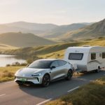 EV with caravan or trailer
