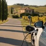 EV car check for electric road trip holiday