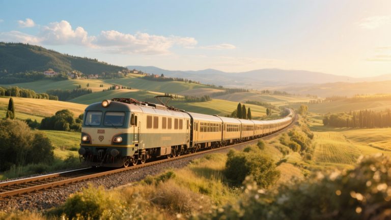 train holiday through Italy