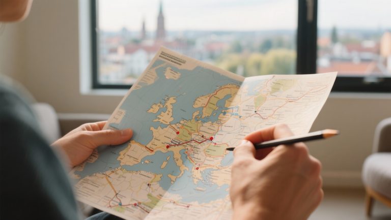 International rail routes