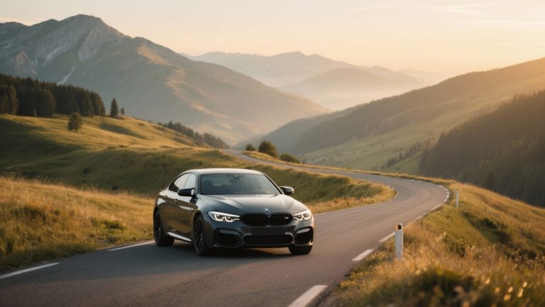 Driving holiday in the mountains