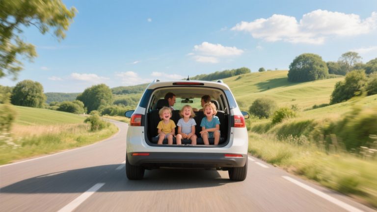Car holiday with children