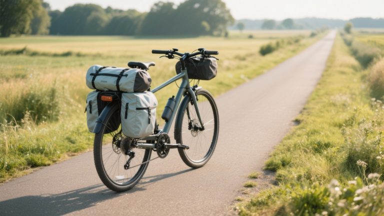 Luggage transport during cycling holidays