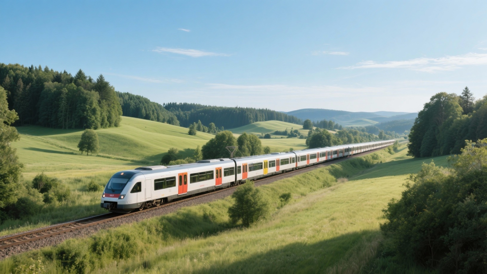Nature holiday in Germany by train