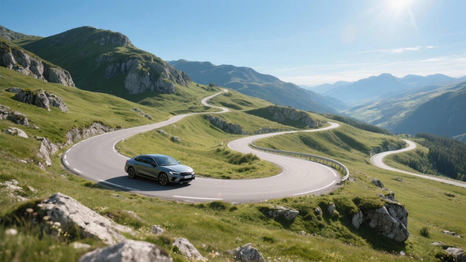 Cornering techniques in the mountains
