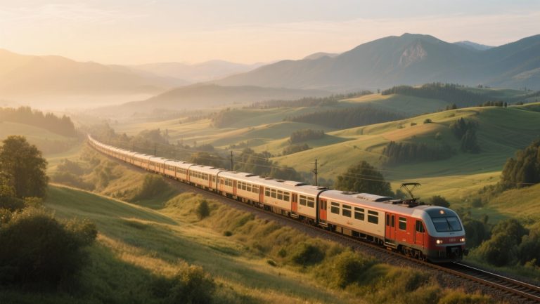 Key Train Hubs in Czechia, Hungary, and Slovenia