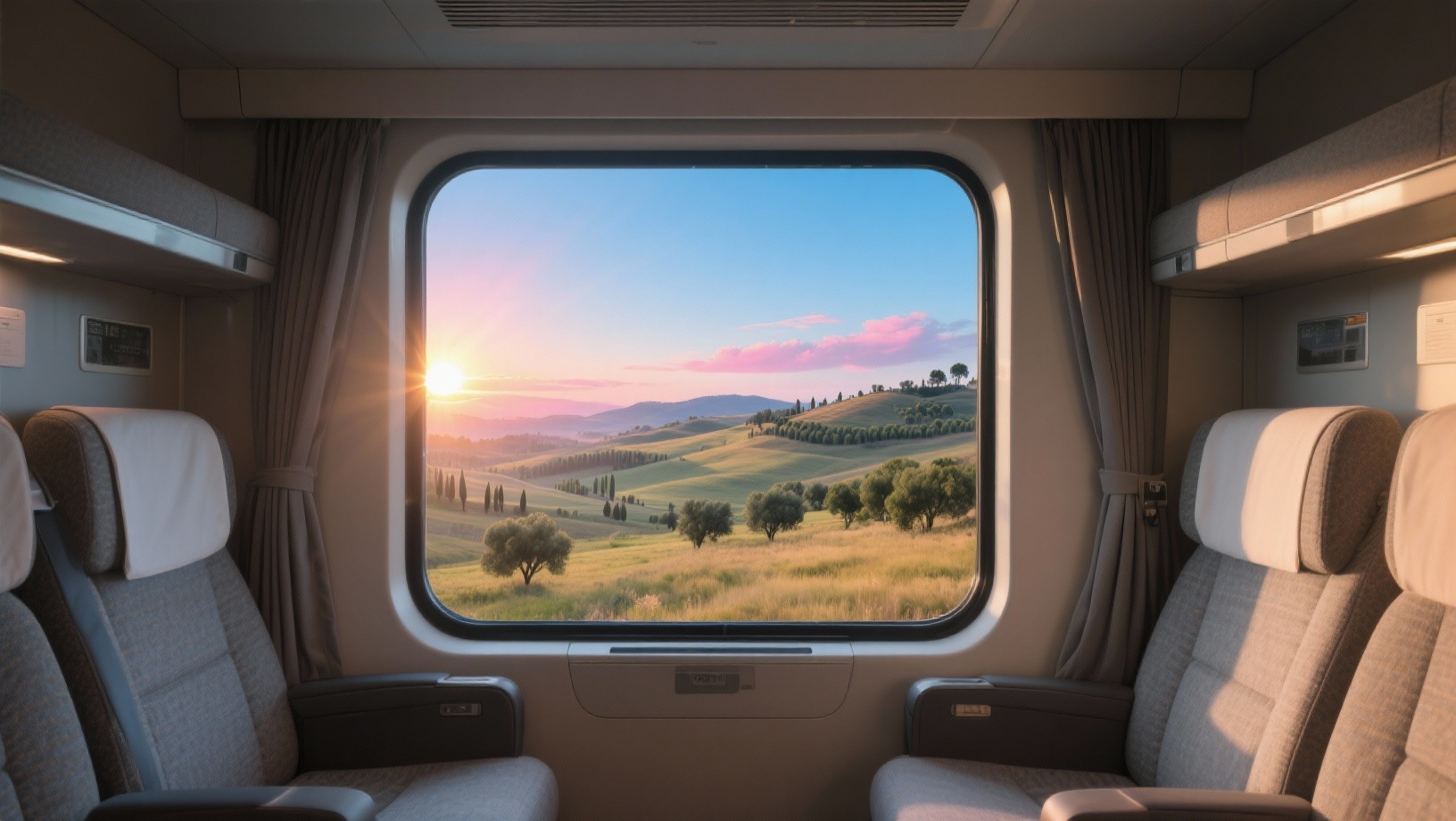 Night train from Amsterdam to Barcelona