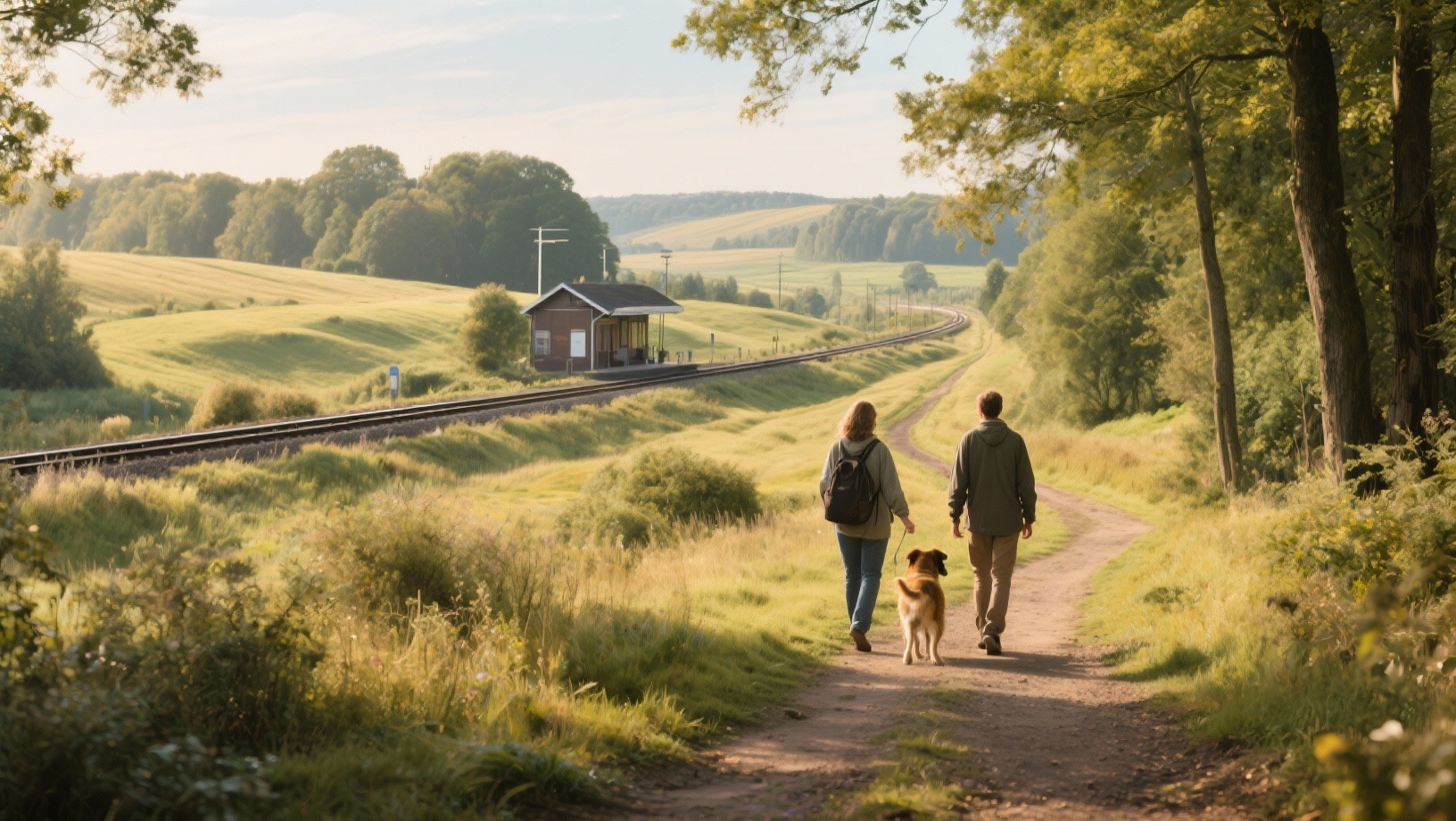 Train walks with your dog