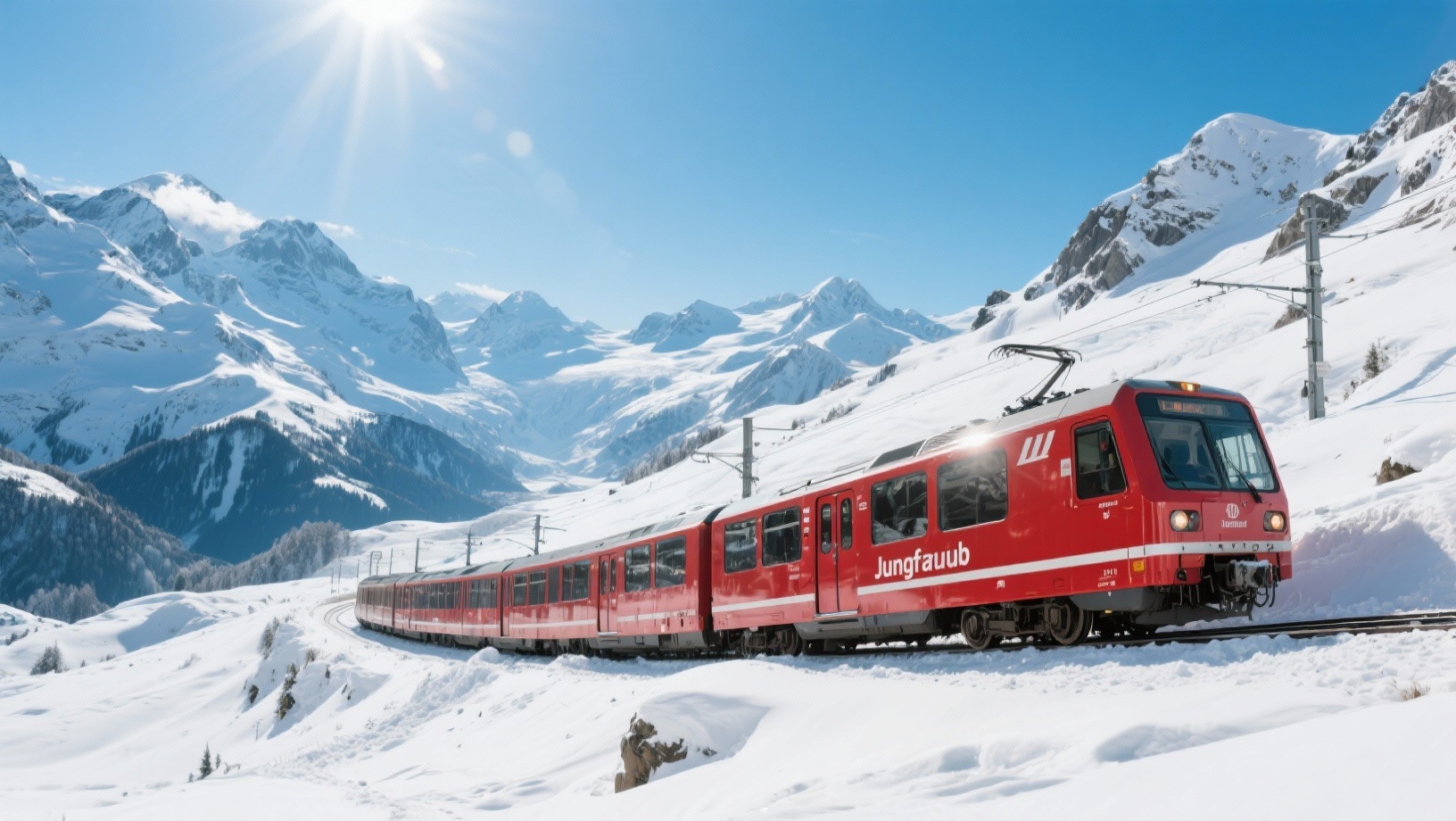 Jungfraujoch Railway: to the highest railway station in Europe