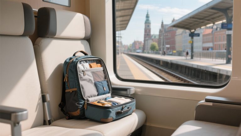 Luggage and practical tips for a city break by train