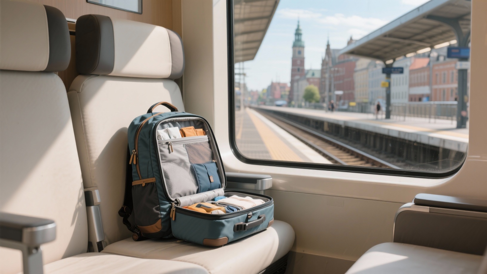 Luggage and practical tips for a city break by train
