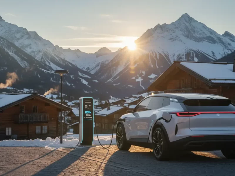 Een modern elektrisch voertuig (SUV-type EV)