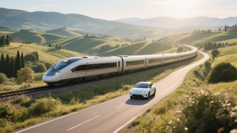 Sustainable train journey to Italy: from Nightjet to e-car combo
