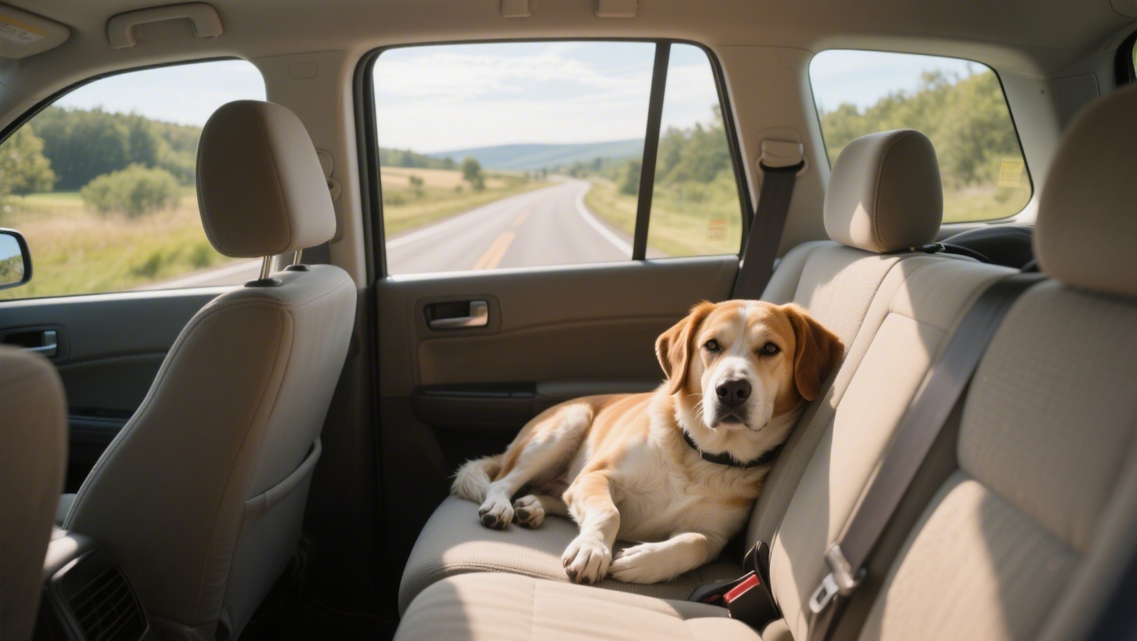 Preventing behavioural problems for your dog in the car