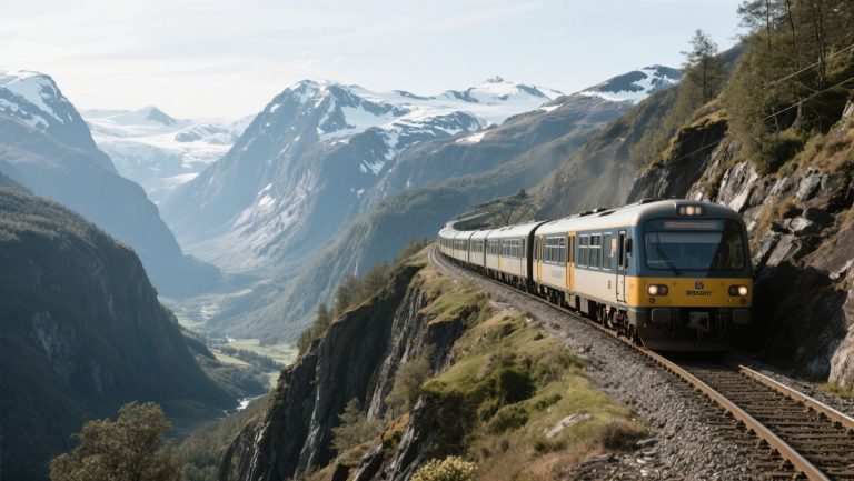 Bergen Railway: Norway reaching heights of up to 1,222 metres