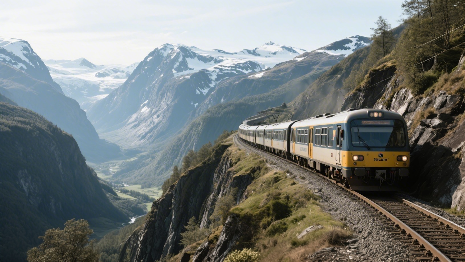 Bergen Railway: Norway reaching heights of up to 1,222 metres