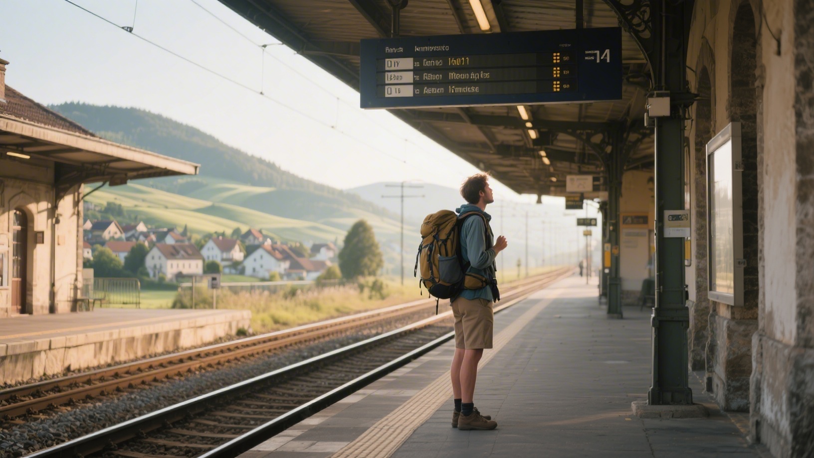 Linear hiking routes versus basecamp for train journeys