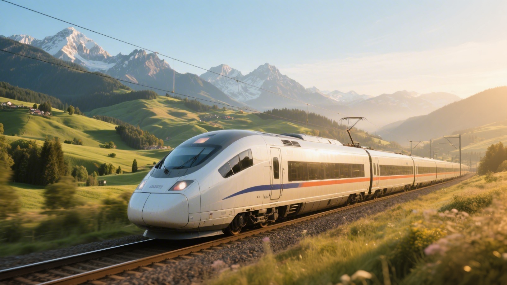 From Berlin to Venice by train through the Alps
