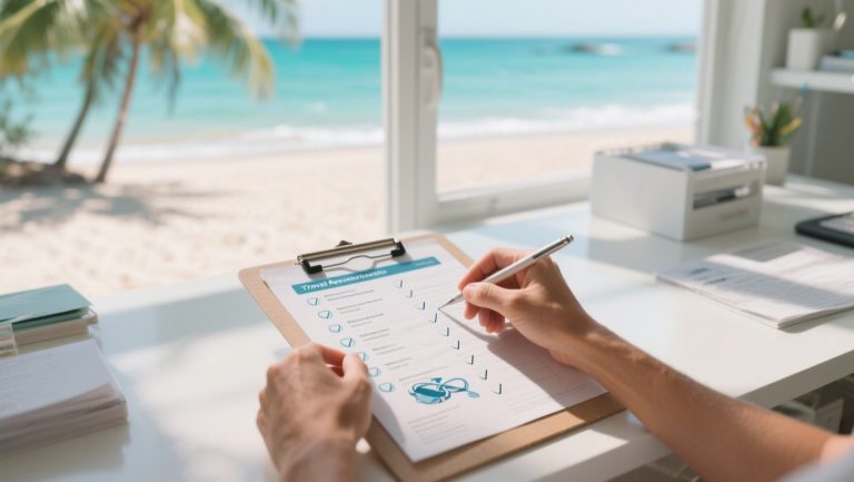 Health and safety guidelines for a diving holiday