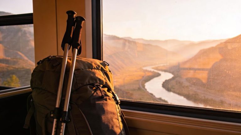 When should you leave for a train hiking holiday