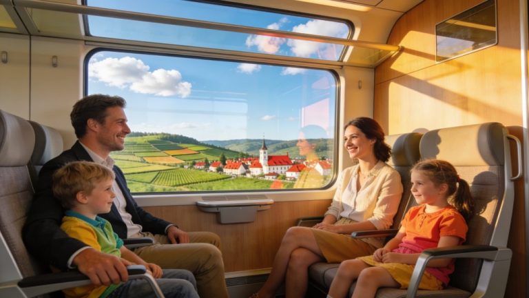 Planning a train holiday with children in Central Europe