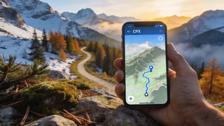 Navigating with apps and GPX on multi-day hikes