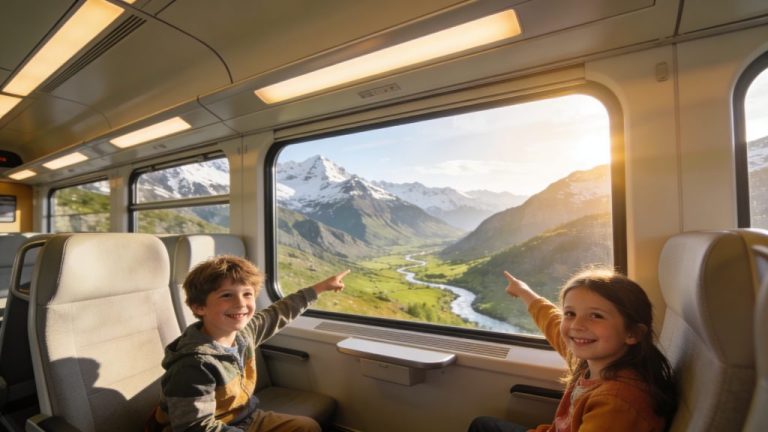 Panoramic trains with children require smart preparation