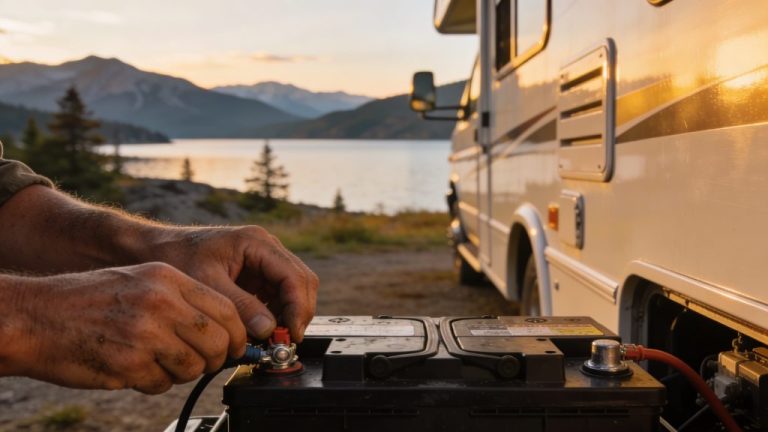 Maintaining batteries for reliable motorhome holidays