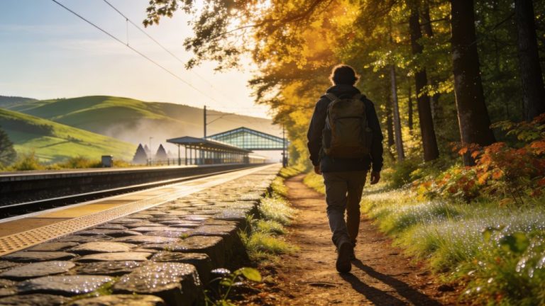 From the station into nature without a car