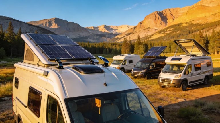 Choosing solar panels for different motorhome types