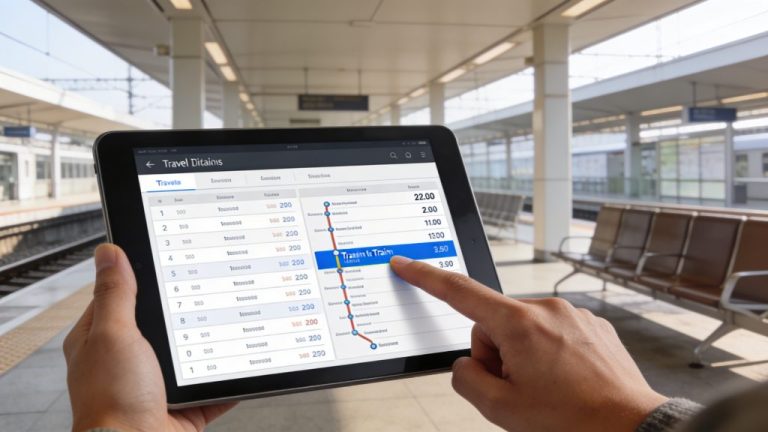 Dealing with seasonal crowds and delays on train journeys