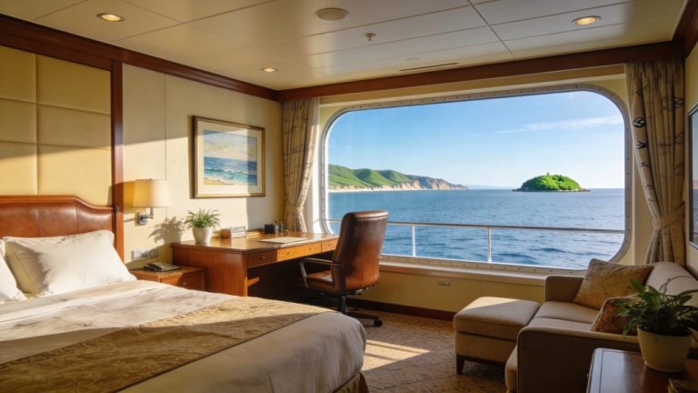 Cabin location on the ship: midship versus front