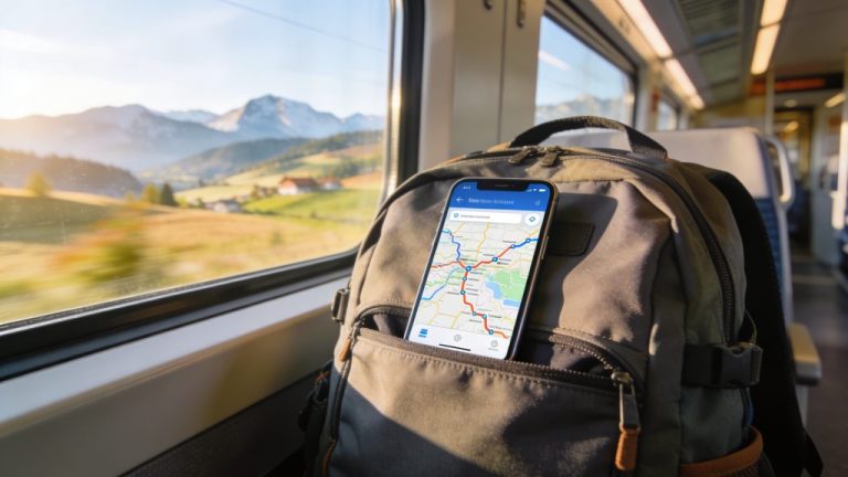 Apps and tools for planning a backpacking trip by train