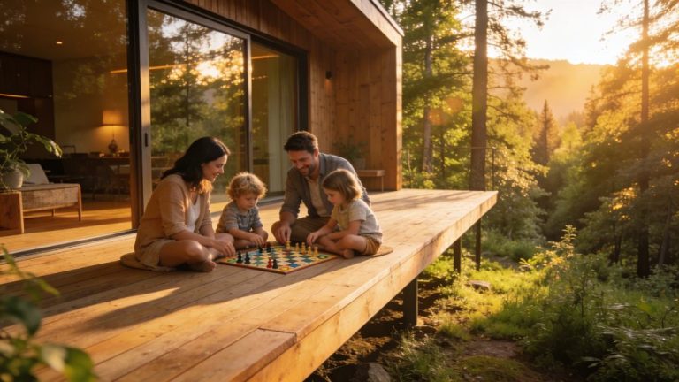 Nature cottages with child-friendly facilities for families