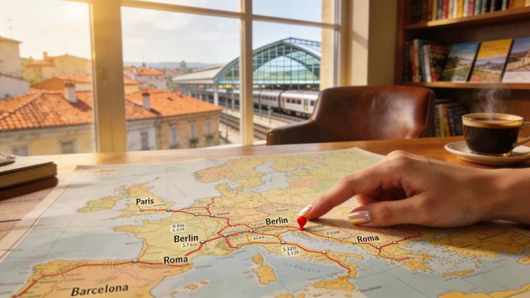 Organising European city breaks by train