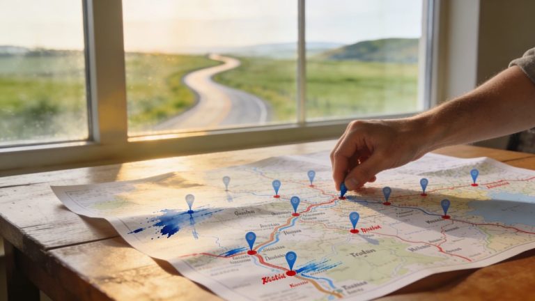 Planning multiple stops for your road trip route