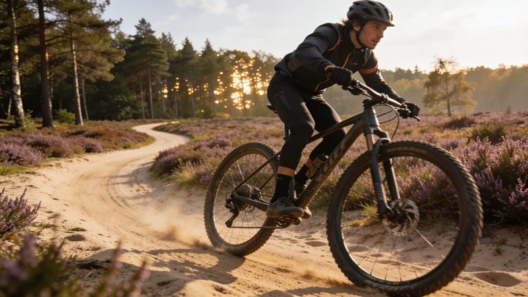 Off-road cycling through Dutch nature reserves