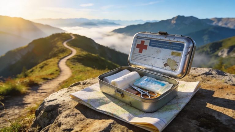 Safety and first aid on long hiking trips