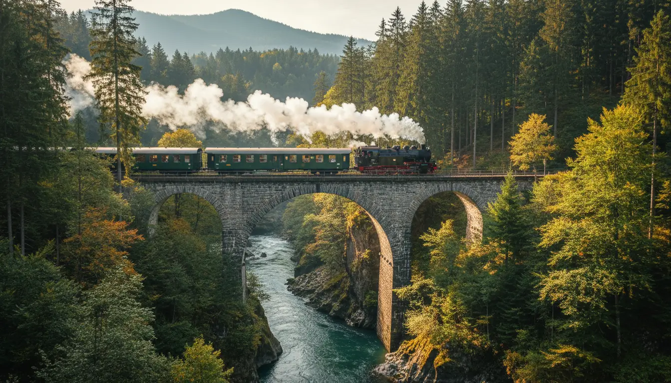 Gotthard Panorama Express through Swiss mountain passes