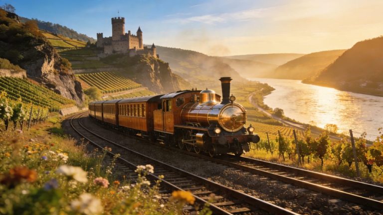 Discover the romantic Rhine valley by train