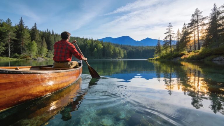 Sweden by canoe through the untouched wilderness
