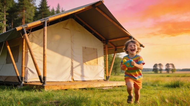 Child-friendly nature campsites and glamping sites in the Netherlands