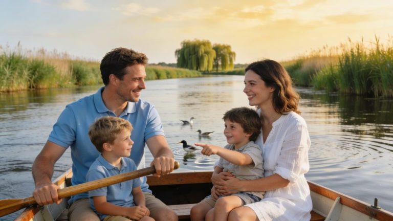 Family-friendly boat trips on Dutch natural waters