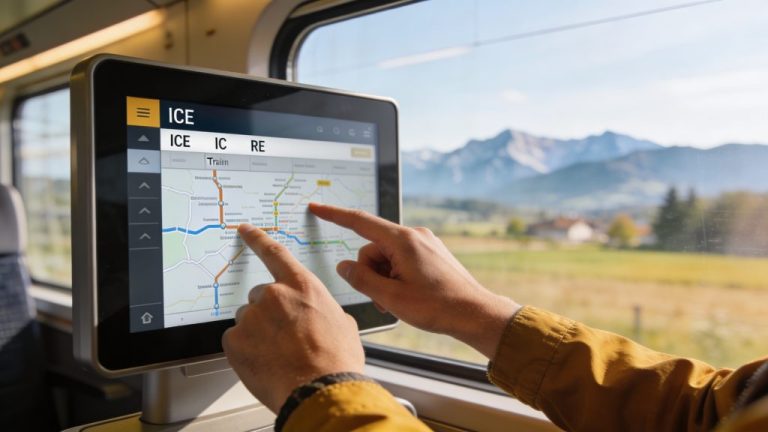 Choosing ICE, IC, RE or regional trains