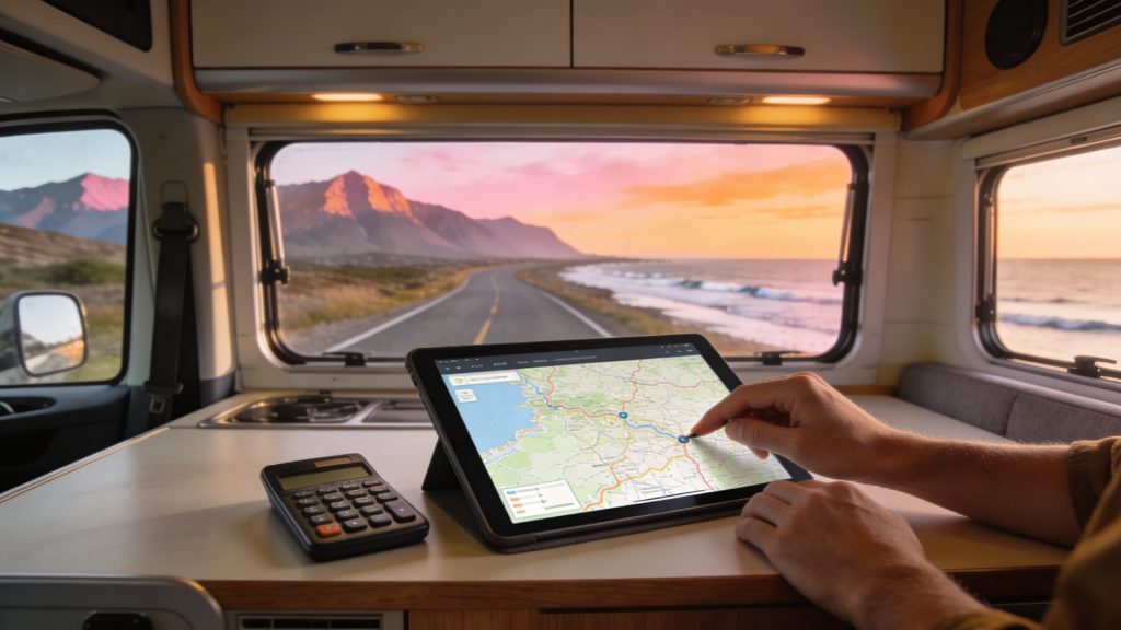 Calculating fuel costs per motorhome type