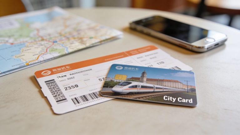 Smartly combining train ticket and city card saves a lot
