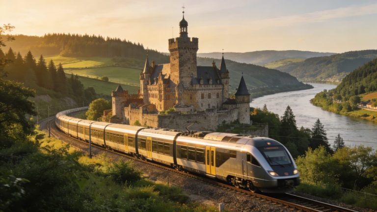 Reaching German castles by train