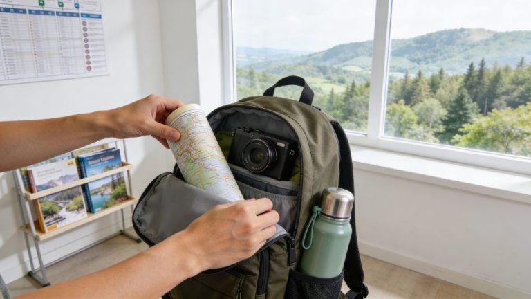 Packing for a public transport nature holiday